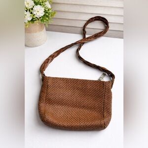 CEM Woven Brown Woven Shoulder Bag. Great Condition. Vintage. 1990’s